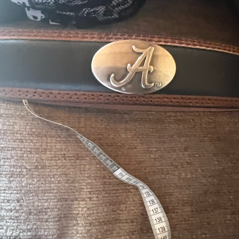Alabama Crimson Tide leather belt size 36